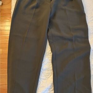 Aritzia Dark Olive Effortless Pants (never worn)